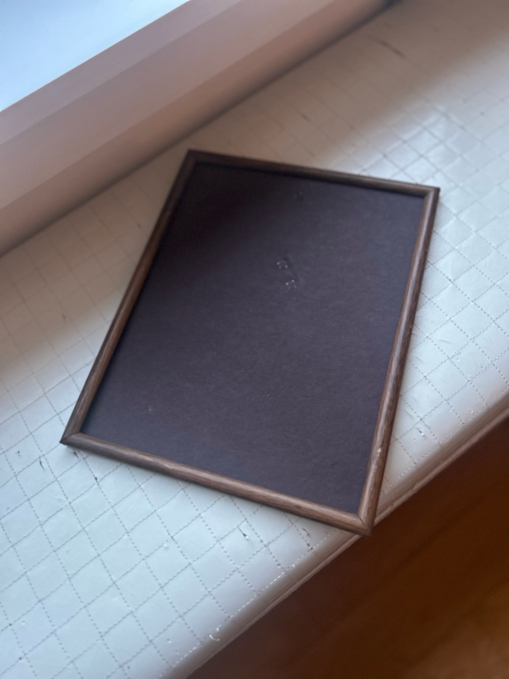 Vintage Brown Wood Picture Frame